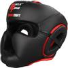 MuscleForge Caschetto Boxe Taglia L - Protezione Integrale per Allenamento e Sparring, MMA, Muay Thai e Kick Boxing - Casco Boxe Schiuma EVA Multistrato, Similpelle PU Premium, Visione 180°