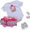 SYP Vestiti per Bambole Reborn 55cm Cotone Vestiti per Bambole per New Born Baby Doll ragazza Abbigliamento per bambole 55cm