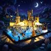 Kyglaring Set di luci a LED compatibile con Lego Harry Potter Castello e parco di Hogwarts 76419 Mattoncini, Kit di illuminazione a led decorativa per Lego 76419 (Senza Modello)