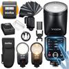 GODOX V100 S GODOX Flash per Sony - Global Shutter, controllo touchscreen, flash per fotocamera TTL da 100 W GODOXV1 per Sony aggiornato, 70 flash consecutivi a piena potenza, flash per fotocamera per