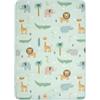 PERLETTI Traversine Neonato Fasciatoio Impermeabili 50x70 cm - Traversa Teli Cambio Bambino Lavabili in Lavatrice - Traverse Bimbo Riutilizzabili Versatili Morbide con Disegni (Verde, 50x70 cm)