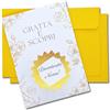 Cappstan UK Diventerete Nonni! - Gratta e vinci annuncio gravidanza (Set da 2 con buste dorate) - Idea regalo originale annuncio bebè con bollino dorato da grattare - Sorpresa per i futuri nonni