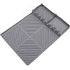 Amig - Vassoio in Silicone per Griglia Laterale di Barbecue - 40 x 29 cm - Grigio - Tappetino per Utensili da Barbecue - Facile Pulizia - Mod. AM14