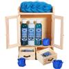 BRUBAKER Cosmetics set beauty da bagno e igiene personale Mirtillo in comodo armadietto in legno
