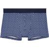Hom Boxer Ho1 Hampton Boxer Briefs da Uomo (Confezione da 1), Stampa Micro Motivo Camaieu di Blu, XL