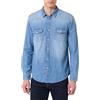 Pepe Jeans Camicia da Uomo M Denim Regular Camicia Blu (Denim-ZY7), S, Blu (Denim-zy7), S