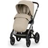 CYBEX Gold TALOS S LUX Passeggino, Dalla Nascita Fino a 22 kg (Circa 4 Anni), Con Sospensioni Fuoristrada, Maniglione Regolabile e Posizione Reclinabile Ergonomica, Almond Beige