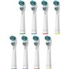 KongKay 8 Testine di ricambio per spazzolini elettrici compatibili con Braun Oralb Dual Clean, Testine di ricambio per spazzolini da denti elettrici, design Dual Clean
