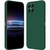 RankOne Custodia per HONOR X8 (4G) (6.7 Inches) Cover Morbida in Silicone TPU - Verde scuro