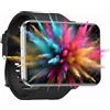 Silvergear Smartwatch Uomini e Donne XL | Touchscreen 2,4 pollici | Smartwatch extra large | Memoria 16 GB | Fotocamera, chiamate, app | Orologio fitness con cardiofrequenzimetro | Contapassi