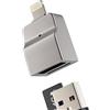 HOYULLI Lettore Scheda Lightning a Micro SD Adattatore USB 3.0(2in1)TF Card Reader Certificato MFI per Apple Cavo OTG Digitale Fotocamera Adapter per iPhone 14 Pro Max per iPad Convertitore Lighting Jack