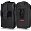 SOGCASE Fondina per scanner compatibile con Zebra TC75x, TC75, TC70x, TC70, TC72, TC77 palmare con codice a barre touch e computer portatile, custodia per scanner con clip da cintura e cinghia di