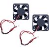 JZK 2PZ 50*50*10mm 2 pin DC 12V 5010 piccola Mini ventola di raffreddamento silenziosa 50mm con fili , ventola DC brushless in miniatura 5cm, ventola per stampante 3D con cavo e connettor