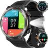 Baolubao Smartwatch Uomo, 1.45 HD Orologio Uomo con 100Giorni StandbyBatteria, Smartwatch con Effettua o Risposta/LED Torcia/Bussola, 24/7 Monitoraggio Salute (Frequenza Cardiaca/Sonno/SpO2) per Android iOS