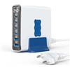 DCHK Haribo Caricatore USB C 240W PD3.1 GaN, Alimentatore Rapido Tipo C, Compatibile con MacBook Pro/Air, per Lenovo/Dell/HP/ASUS/Acer, per iPhone 17/16/15, Caricatore Veloce, Blu