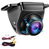 OBEST Retrocamera Auto,1080p IP67 Night Vision Telecamera Retromarcia con 6M Cavo,170°Angolo Ampio 360° Ruotabile AHD/CVBS Telecamera Posteriore per Auto Universale 12V