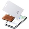 DIFCUL Tracker portafoglio per Android, sottile scheda di tracciamento del portafoglio, wireless ricaricabile, Smart Tracker Card compatibile con Google Il mio dispositivo Trova APP (Android