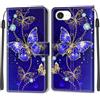 KENHONER Cover Compatibile con iPhone 17e, Premium Pelle PU Portafoglio Flip Libro Custodia per iPhone 16e [Protezione Completa] - Farfalla