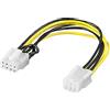 cablepelado - Cavo alimentacion PCI-Express 6 pin - 8 pin 0,20 m