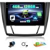 SIXWIN 4+128G Android 15 Autoradio per BMW 1 Series E81 E82 E87 E88 2008-2012 con Wireless CarPlay/Android Auto, 9 HD TouchScreen Schermo Navigatore con WiFi GPS Bluetooth FM RDS Radio+Telecamera