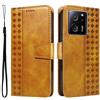 LOYWIN Custodia per Xiaomi 13T / 13T Pro Cover Custodia in Pelle Portafoglio Borsa con Cavalletto Magnetico Flip Protettivo TPU Silicone Cover per Xiaomi 13T / 13T Pro, Giallo