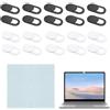 HexinYigjly Confezione da 20 coperture per webcam,cursori ultra sottili per coperture per webcam per computer portatili smartphone tablet PC accessori per telefoni cellulari per coperture per webcam (bianco,nero)