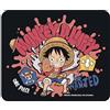 ABYSTYLE Tappetino per mouse morbido One Piece Luffy Chibi - Prodotto Ufficiale - Formato 21 x 22 cm - Superficie liscia e base antiscivolo