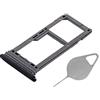 OnlyTech - Supporto per scheda SIM e scheda Micro SD del Samsung Galaxy S8 Nero