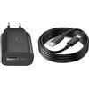 Ysevnotan Caricabatteria USB C 25W：Caricabatteria a 2 porti (USB - C & USB - A), con 2m cavo di caricamento rapido. Ideale per Samsung Galaxy S25 - S20 Ultra, S10, A56 - A15, Tab A9+ e S10 Tablet.