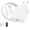 DONOONIS Caricabatterie Rapido Da 80 W, Caricabatterie Ultra Rapido Con Cavo USB-C Da 2 M, Alimentatore Per Find X7 Ultra X7 X6 X6 Pro X5 X5 Pro Find N3 N2 Flip Reno11 10Pro