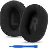 Linkidea Cuscinetti auricolari di ricambio Linkidea per cuffie Logitech G Pro, G Pro X, G433, G233 e G Pro X 2 (velluto/nero)