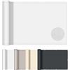 AXT SHADE Frangivisto Balcone Protezione 85x300cm Impermeabile Copri Ringhiera Balcone Privacy Frangivento Protezione UV con Occhielli e Fascetta per Esterno Terrazza-Bianco