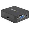StarTech.com Adattatore S-Video VGA - Alimentazione USB, convertitore video attivo, nero, C