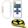 Comioke Controller dimmer LED e 12 V senza fili - Telecomando wireless RF dimmer