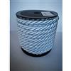 PIZZITALIANI LACES & RIBBONS SINCE 1953 PIZZITALIANI Passamaneria decorativa - Cordone Intrecciato 10mm x 10m, AZZURRO CARTA DA ZUCCHERO - Corda Decorativa flessibile, Cordoncino per decorazioni e Artigianato, Made in Italy
