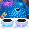 Cozymeow Luci per Piscina Fuori Terra Solari Galleggianti con Telecomando, LED RGB IP68 Impermeabile Luce Piscina Fuori Terra Cambia Colore per Laghetto Stagno Giardino Spa Vasca Idromassaggio