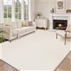 SHACOS Tappeti Crema Soggiorno Grande 160x230 cm Tappeto Lavabile Antiscivolo Morbidi Tappeto per Camera da Letto, Soggiorno e Camera dei Bambini