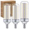 PINDOWS 20W Lampadine LED E14 LED Bianco Freddo 6000K,LED Mais lampadine,Equivalenti 200W Lampada Alogena,2200LM Sostituire Lampadine a Incandescenza da 150W~200W,Alta Luminosità CRI85,Non Dimmerabile,3 Pezzi