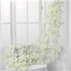 Eclove 4PCS 180cm Fiori di Ciliegio Artificiali Ghirlanda Di Fiori Di Ciliegio Fioris Artificiali da Appendere Viti Appese Fioris di Seta per Decor Della Parete di Nozze All'aperto Bedroom (Bianco)