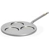 De Buyer Padella a blinis 3 scomparti, diametro cm 27, 5612.03