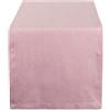 DII CAMZ38727 - Runner da tavola in Chambray, 35 x 183 cm, Colore: Rosa Chambray