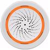 Mengshen Allarme WiFi Intelligente con Sirena 100dB con Luce Stroboscopica per Sicurezza Domestica e Controllo Remoto tramite App Casa Funziona con Tuya/Smart Life/Alexa/Google Home