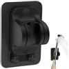 OIXEYA Accessori doccia Con Ganci, Porta Doccino per Doccia, Supporto Doccia Orientabile 360° Con Ventosa | Portata 10 kg, Montaggio In Secondi, Supporto Antiscivolo Resistente Alla Ruggine