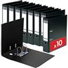 Oxford Smart Pro+ - Raccoglitore ad anelli, formato A4, 80 mm, in PP/PP