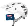 ABUS Casco MTB MoDrop, robusto casco da bicicletta con buona ventilazione per mountain bike, vestibilità personalizzata, unisex, bianco, S