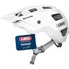 ABUS Casco MTB MoDrop, robusto casco da bicicletta con buona ventilazione per mountain bike, vestibilità personalizzata, unisex, bianco, L