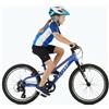 ATTABO Rash 20 - Bicicletta per bambini (5-9 anni) con telaio in alluminio leggero, ruote da 20 pollici, cambio shimano a 8 marce, per 110-135 cm, ergonomica, stabile, adatta per terreni (blu)