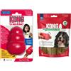 KONG Classic - KONG M (8,8 cm) + Kong Ziggies Enhanced Taglia M/L (227 g)
