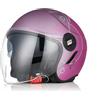 ORIGINE Casco Jet Moto Casco Aperto Scooter con Doppia Visiera Omologato ECE2206 (UPNDOWN MATT PURPLE, XL)