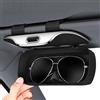 PORFOYO Supporto per occhiali da sole per auto, custodia per parasole, supporto per occhiali da sole per parasole, custodia per occhiali da sole per auto, supporto per occhiali da sole per visiera